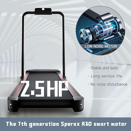 Sperax Treadmill with 7th generation Sperax R&D smart motor